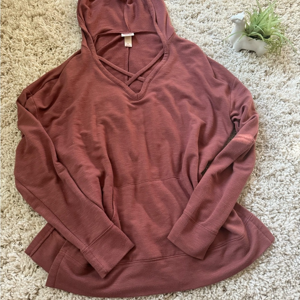 Cute Fall Massimo Oversized Comfortable Burgundy,… - image 2